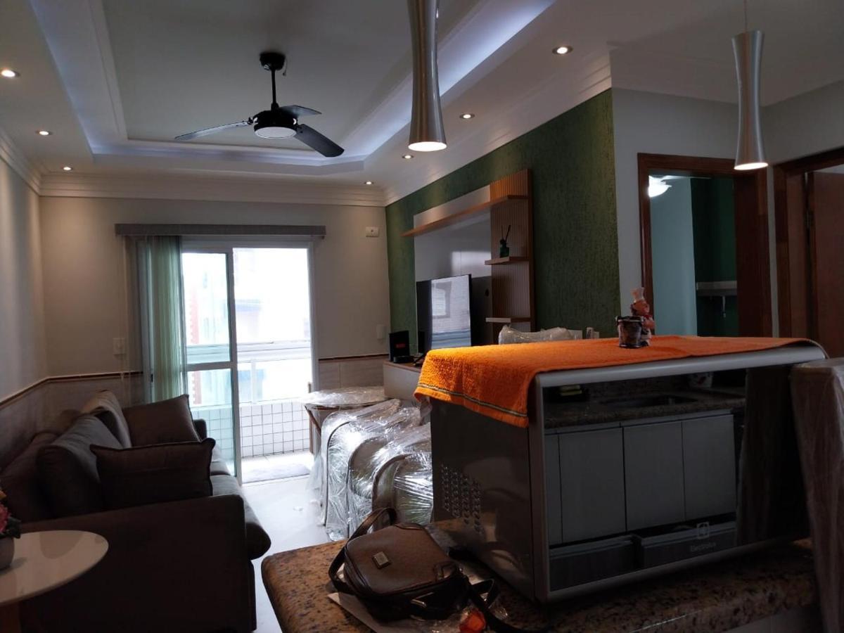 Appartement Jg Triunfo Waves - Praia Grande, Ocian - 50M Do Mar Extérieur photo